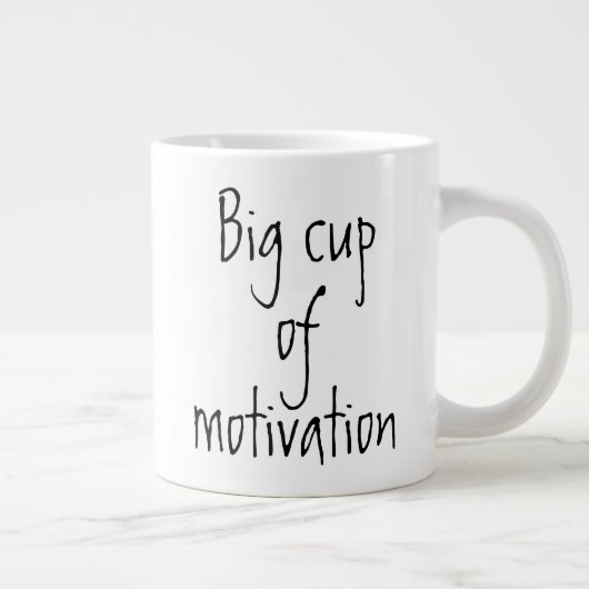 Grosse Coupe de Motivation Jumbo Café Mug (Droite)