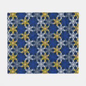 Grosse couverture en polaire à gros caractères ble (Devant (Horizontal))