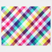 Grosse couverture en polaire avec Motif à arc-en-c (Devant (Horizontal))