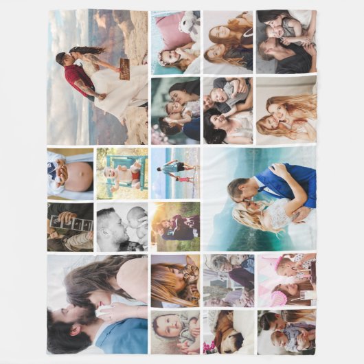 Grosse couverture en polaire de collection de 21 p (Devant)