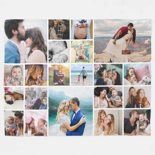 Grosse couverture en polaire de collection de 21 p (Devant (Horizontal))