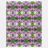 Grosse couverture en polaire violet orchidée tache (Devant)