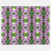 Grosse couverture en polaire violet orchidée tache (Devant (Horizontal))