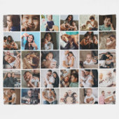 Grosse couverture moderne en polaire avec collage (Devant (Horizontal))