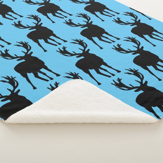 Grosse couverture Sherpa de cerfs (3/4)