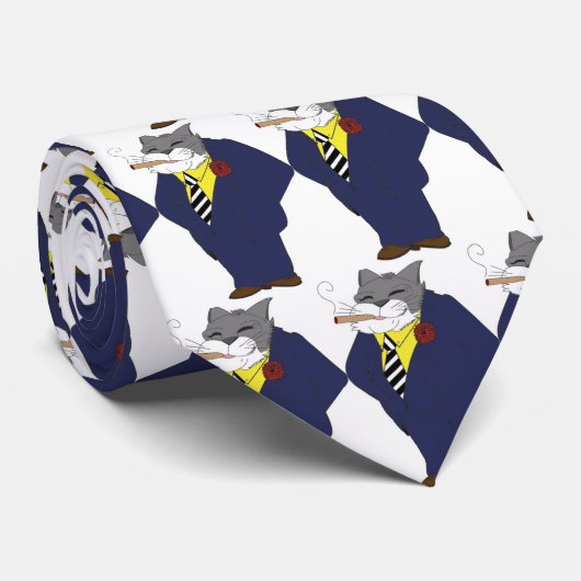 Grosse cravate de chat (Roulé)