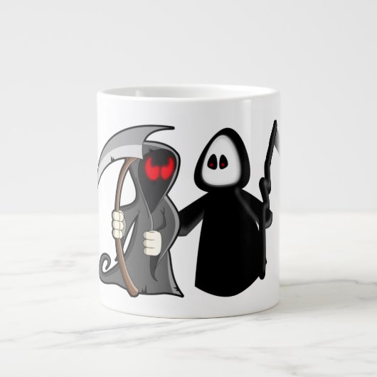 Grosse Faucheuse Mort Mug (Devant)