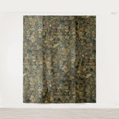 Grosse Feuille Verdure & Animaux Tapisserie Renais (Devant)