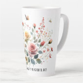 Grosse Flatte De Mug Quelle Merveilleuse Journée (Angle droit)