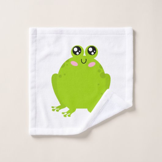 Grosse grenouille mignonne (Gant de toilette)