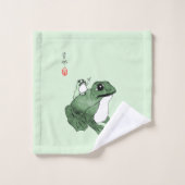 Grosse grenouille Petit crapaud japonais 19e siècl (Gant de toilette)