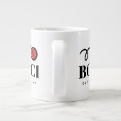 Grosse grosse tasse de café de bocci pour joueur d (Dos)