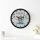 Grosse horloge de plomberie personnalisée (Maison)