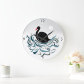 Grosse horloge du cygne noir (Maison)