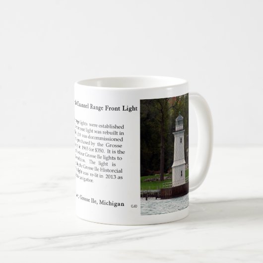 Grosse Ile North Channel Front Range Light mug (Devant droit)