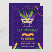 Grosse invitation de partie de mardi (Devant / Derrière)