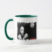 Grosse Lune Perturbation Bordure Ringer Mug (Gauche)