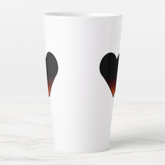 Grosse Mug Coeur Latte (Devant)