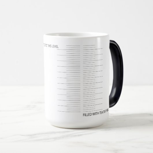 Grosse Mug de thé amusant - Morphage (Devant droit)