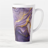 Grosse Mug en latte marbrée violette (Droite)