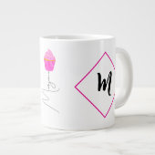 Grosse Mug pour les gâteaux à micro-ondes (Mug à g (Devant droit)