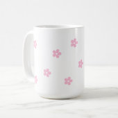 Grosse Mug rose Floral (Devant gauche)