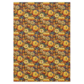 Grosse nappe de Thanksgiving brodée (Devant)