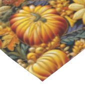 Grosse nappe de Thanksgiving brodée (Angle)