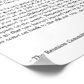 Grosse Pointe High Reunion Letter Poster (Hoek)