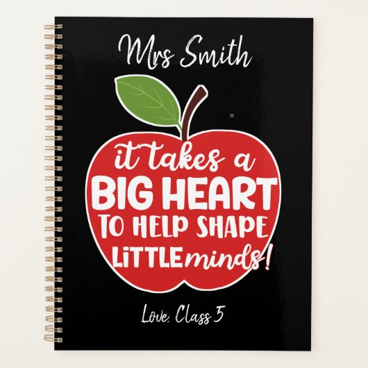 Grosse pomme ROUGE il prend un grand don d'enseign (Devant)