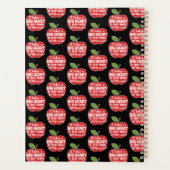 Grosse pomme ROUGE il prend un grand don d'enseign (Dos)