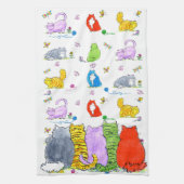 Grosse serviette de Chat-cuisine (Vertical)