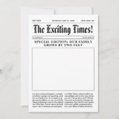 Grosse soeur, journal de Faire-part de grossesse (Devant)