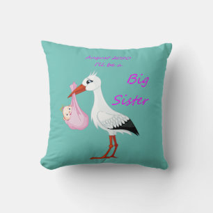 Grosse Soeur Lancer Oreiller Baby Stork août 2020