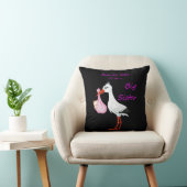 Grosse Soeur Lancer Oreiller Baby Stork Décembre 2 (Chaise)