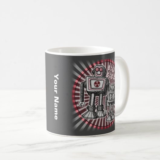 Grosse soeur Robot Mug (Devant droit)