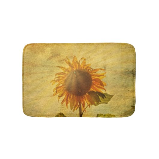 Große Sonnenblume Badmat (Voorkant)