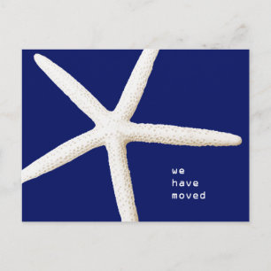 Grosse Starfish Moving Coast Navy Carte postale pe