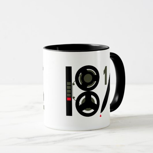 Grosse tasse à deux tons (Devant droit)