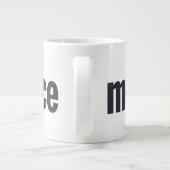 Grosse tasse avec logo Meatinplace (Dos)