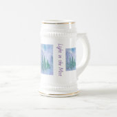 Grosse tasse avec une empreinte artistique d'une f (Devant droit)