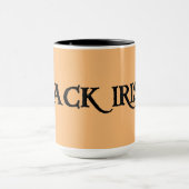 Grosse tasse combo noir et tan (Centre)