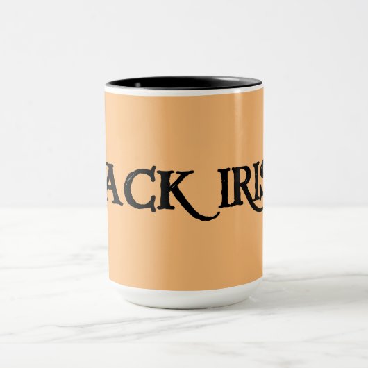 Grosse tasse combo noir et tan (Centre)