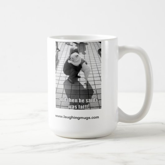 Grosse tasse de bouledogue (Droite)