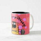 Grosse tasse drôle drôle de poids d'ascenseur de (Devant droit)