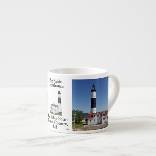 Grosse tasse expresso du phare de Sable Point (Devant droit)