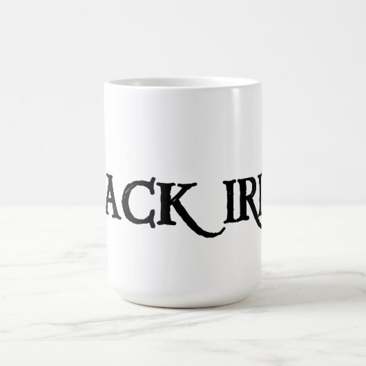 Grosse tasse noire irlandaise (Centre)