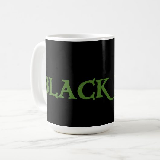 Grosse tasse noire irlandaise (Devant gauche)