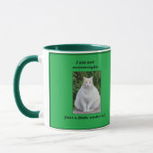 Grosse tasse non de poids excessif de chat (Gauche)