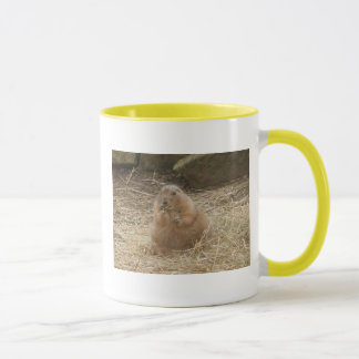 Grosse tasse potelée de chien de prairie
